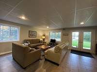 /buck lake cottage rental 31~TV/Rec Room Downstairs